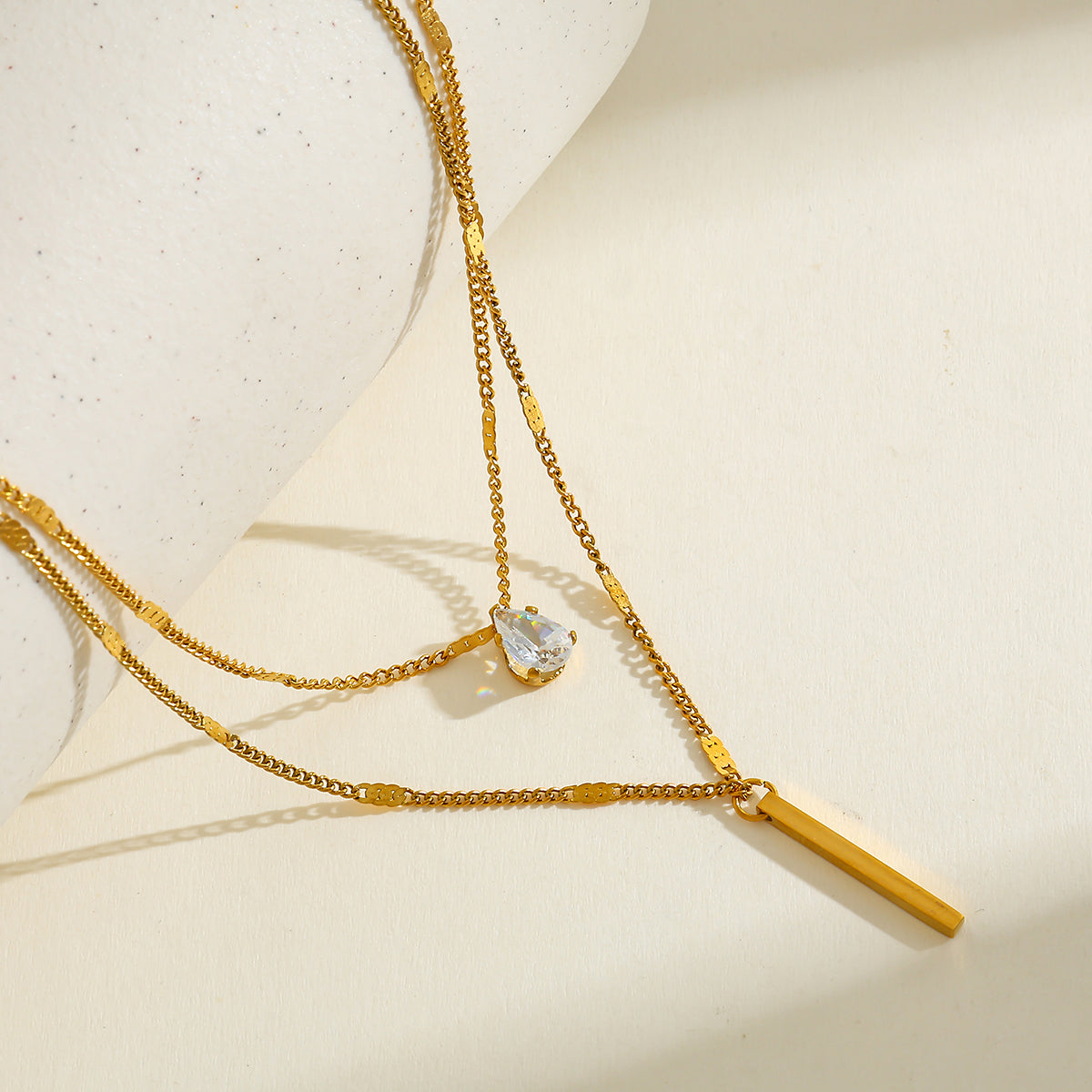 Dewfall Layered Necklace