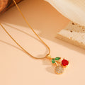 Cerise Charm Necklace